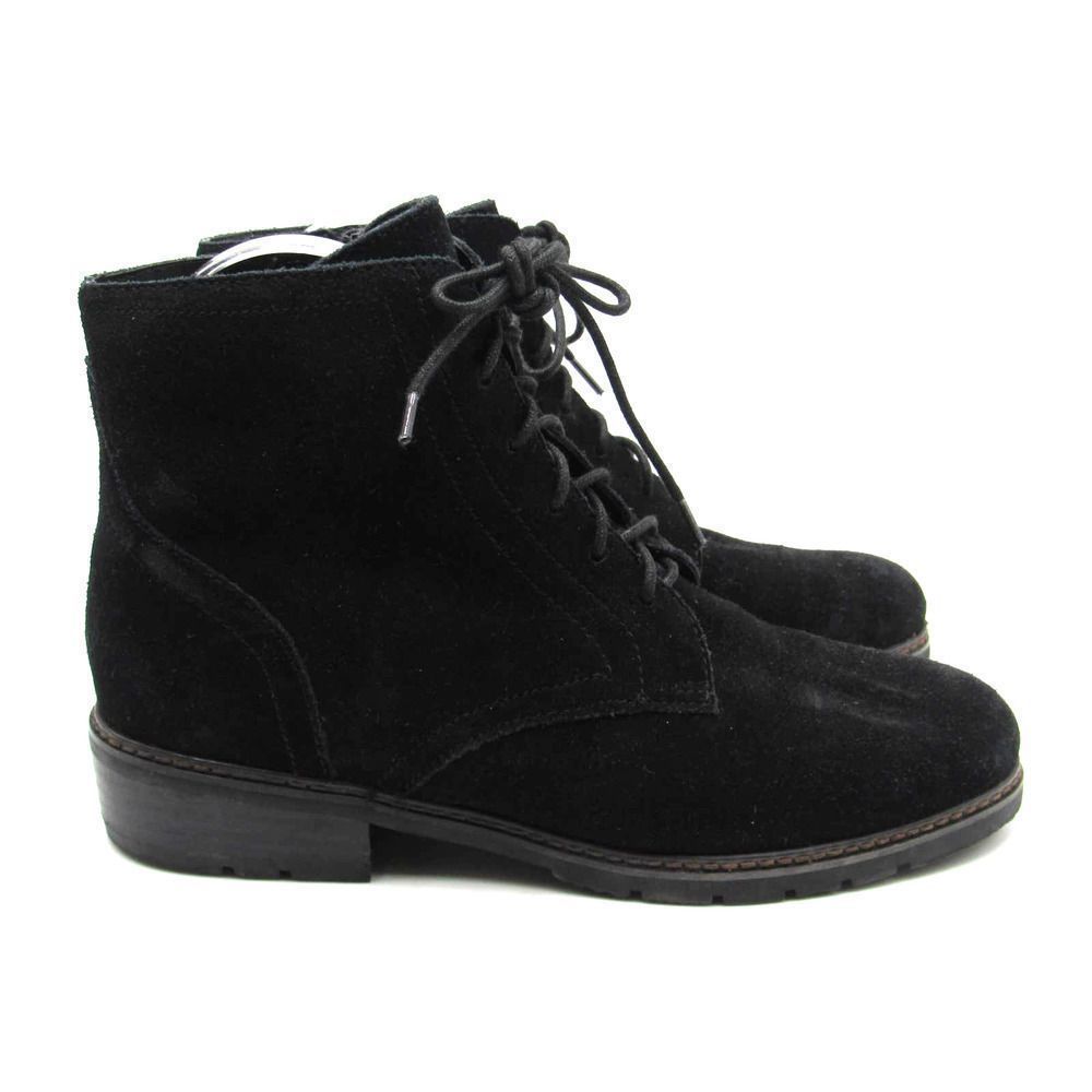 BLONDO ANKLE LACE UP WOMEN'S BOOTS IN BLACK SZ 8